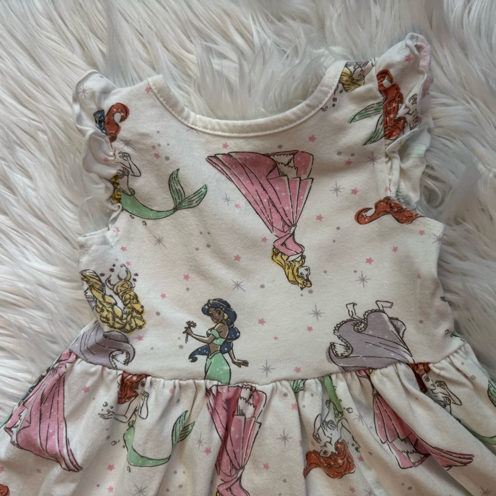 Disney Princess Baby Girl Short Sleeve Dress Size 18 Months - Picture 7 of 7